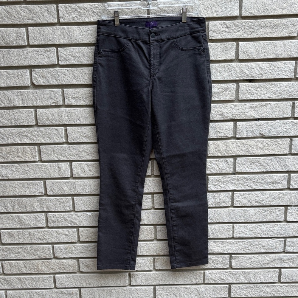 NYDJ Janice Leggings Dark Gray Ankle Length Sz6